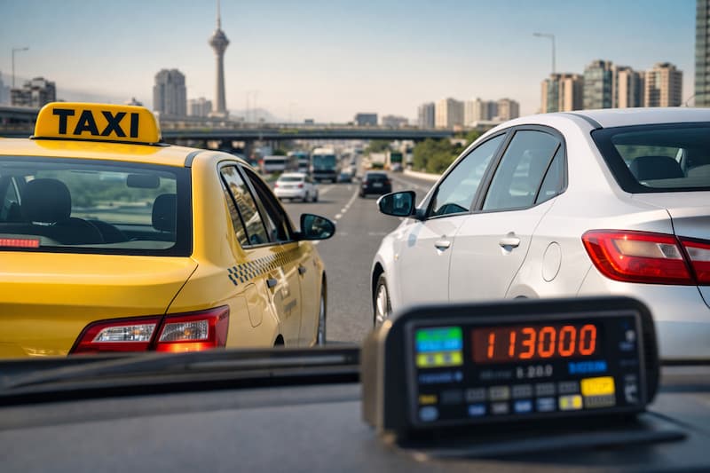 قیمت آژانس کیلومتری با تاکسی بین شهری
