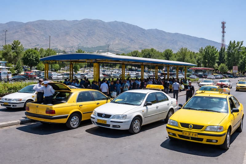ایستگاه تاکسی کرج به قزوین