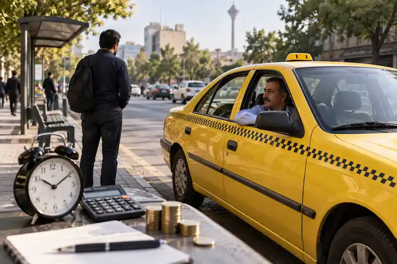 هزینه توقف تاکسی در سال ۱۴۰۵ چگونه محاسبه میشود؟