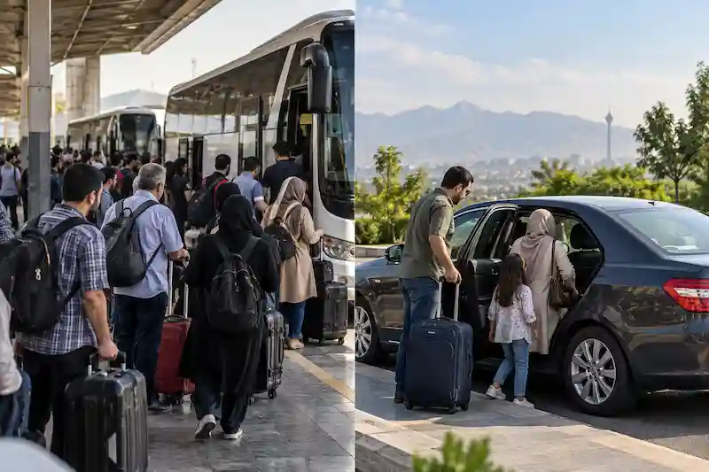 سواری تهران آمل از ترمینال شرق بهتر است یا تاکسی دربستی؟