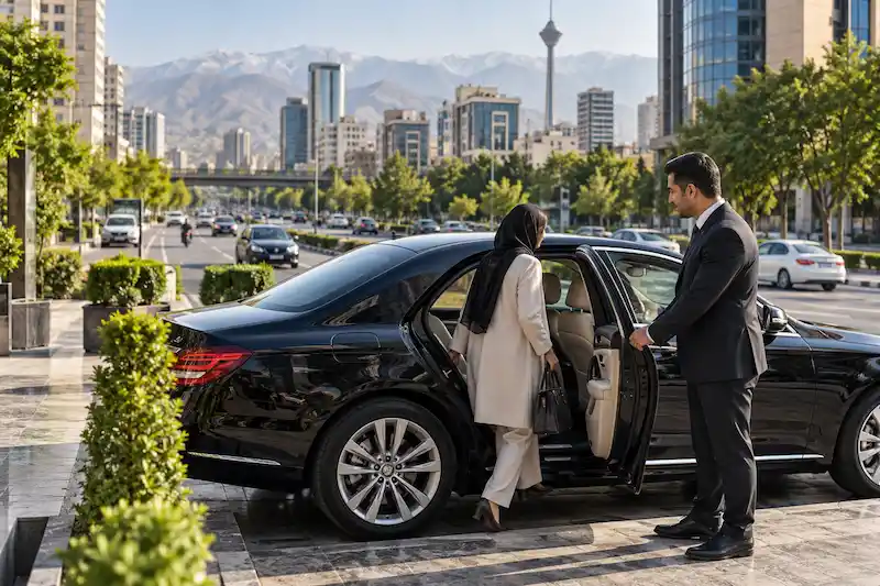 ماشین در اختیار برای تهران